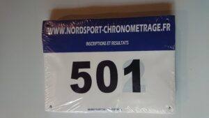 Dossard Nordsport Bleu